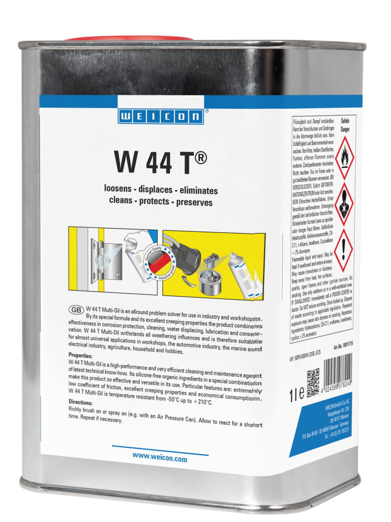 W 44 T® | lubricating and multifunctional oil with 5-fold function