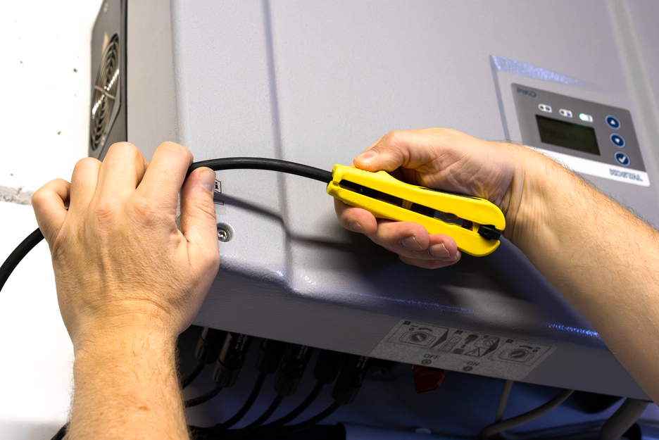 Mini-Solar 10/16 mm² | for skinning and stripping common photovoltaic cables I working range 10 & 16 mm²