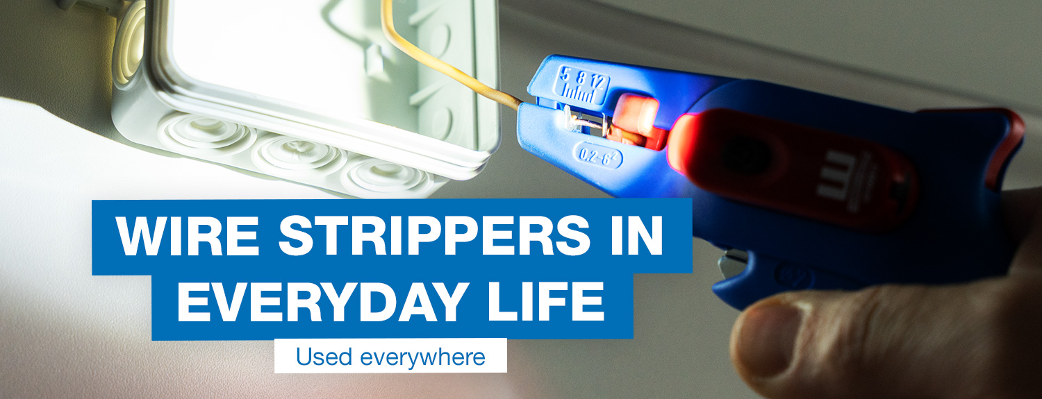 wire stripper, hand tool, electrical, utility tool, blue handle