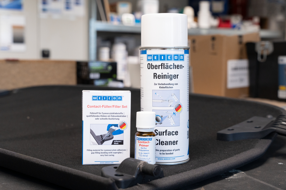 Contact-Filler Set | transparent special filler and cyanoacrylate adhesive Contact VA 8312
