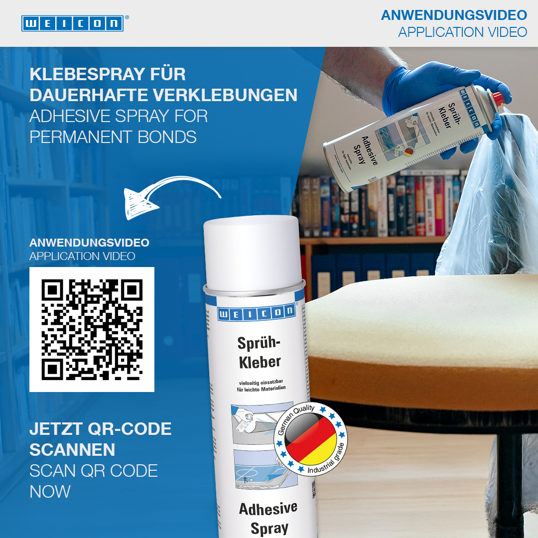 Adhesive Spray | sprayable contact adhesive, ideal for cardboard and paper