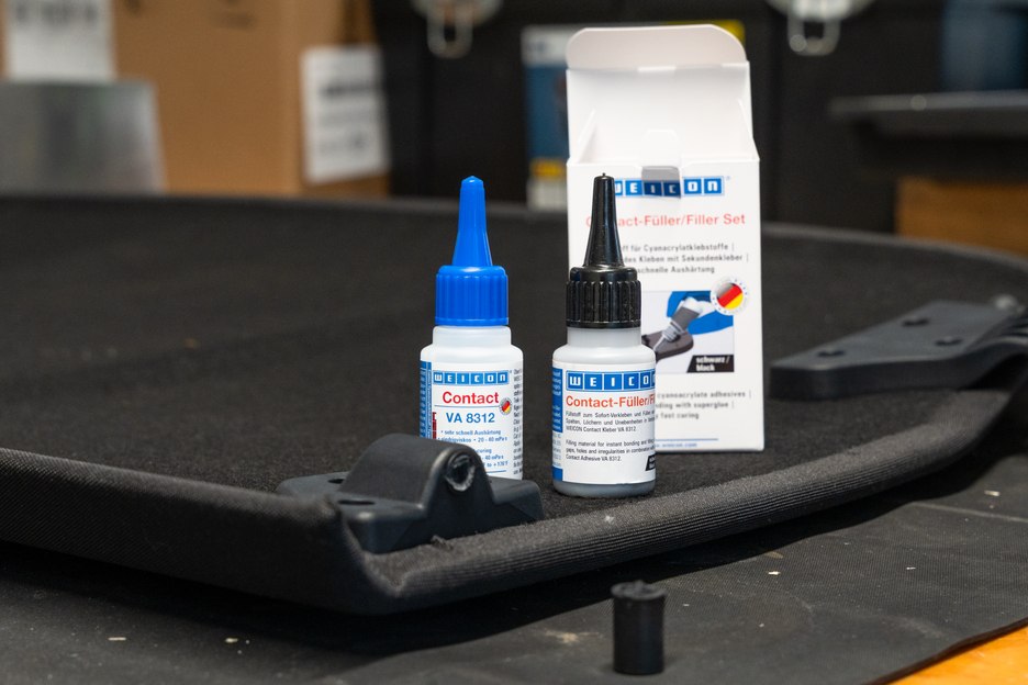 Contact-Filler Set | transparent special filler and cyanoacrylate adhesive Contact VA 8312