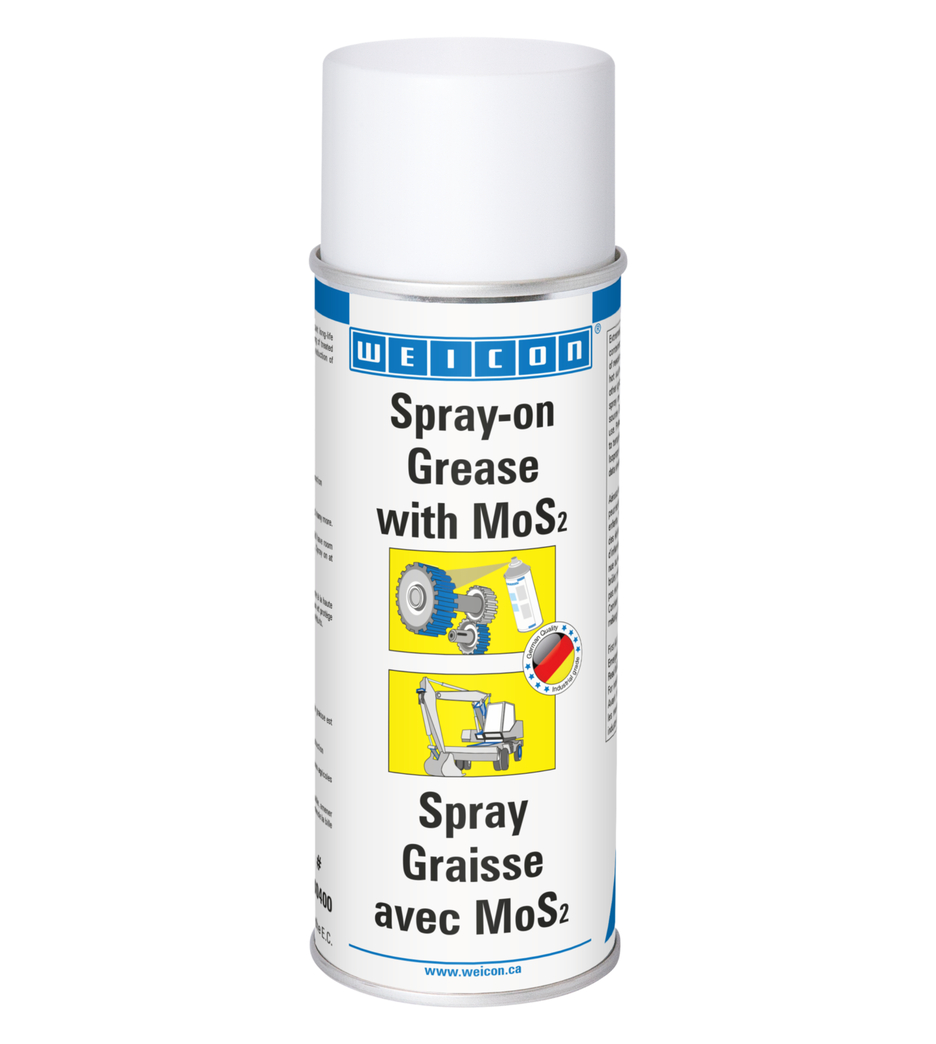 Universal Spray-on Grease with MoS2 | long-term lubrication with high adhesive strength