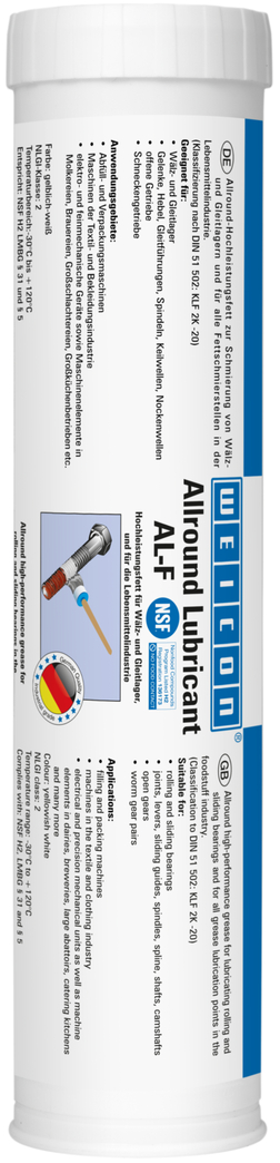 AL-F High-Performance Grease | Food-safe multi-purpose grease