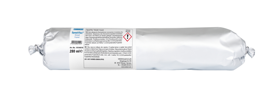 Speed-Flex® Crystal MS-Polymer | adhesive and sealant for crystal-clear bonds, based on MS-Polymer