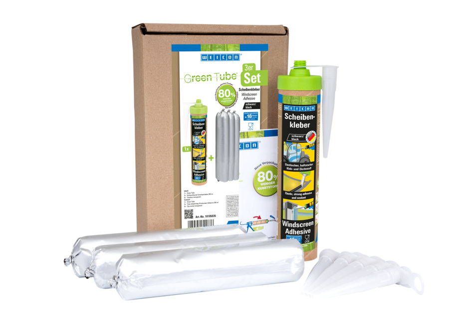 Windscreen Adhesive | for mounting glass and window panes, in Presspack packaging for fatigue-free working
