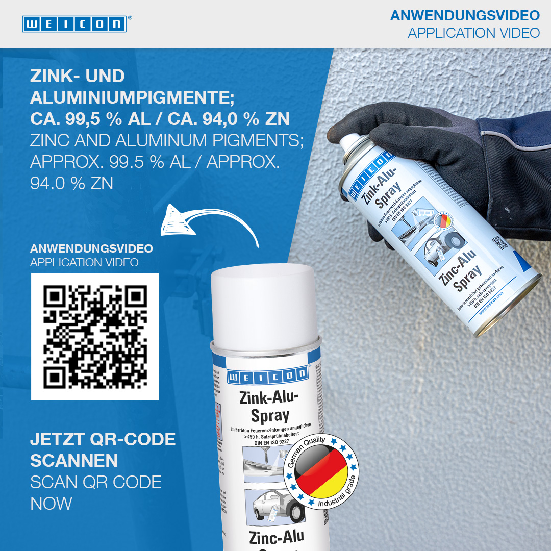 Zinc-Alu-Spray | repair of damaged galvanising
