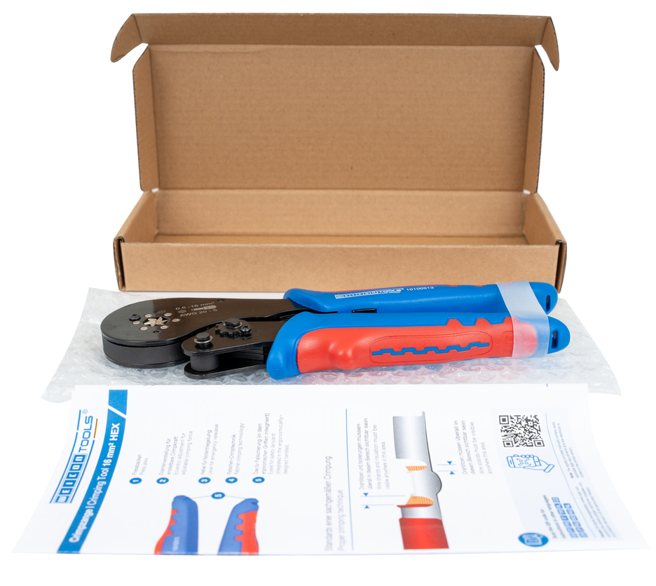 Crimp tool 16mm² HEX