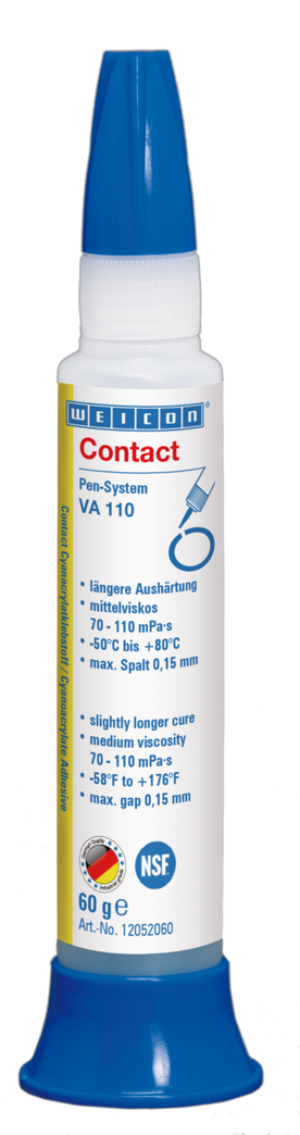 VA 100 Cyanoacrylate Adhesive | instant adhesive for metal, plastic and rubber